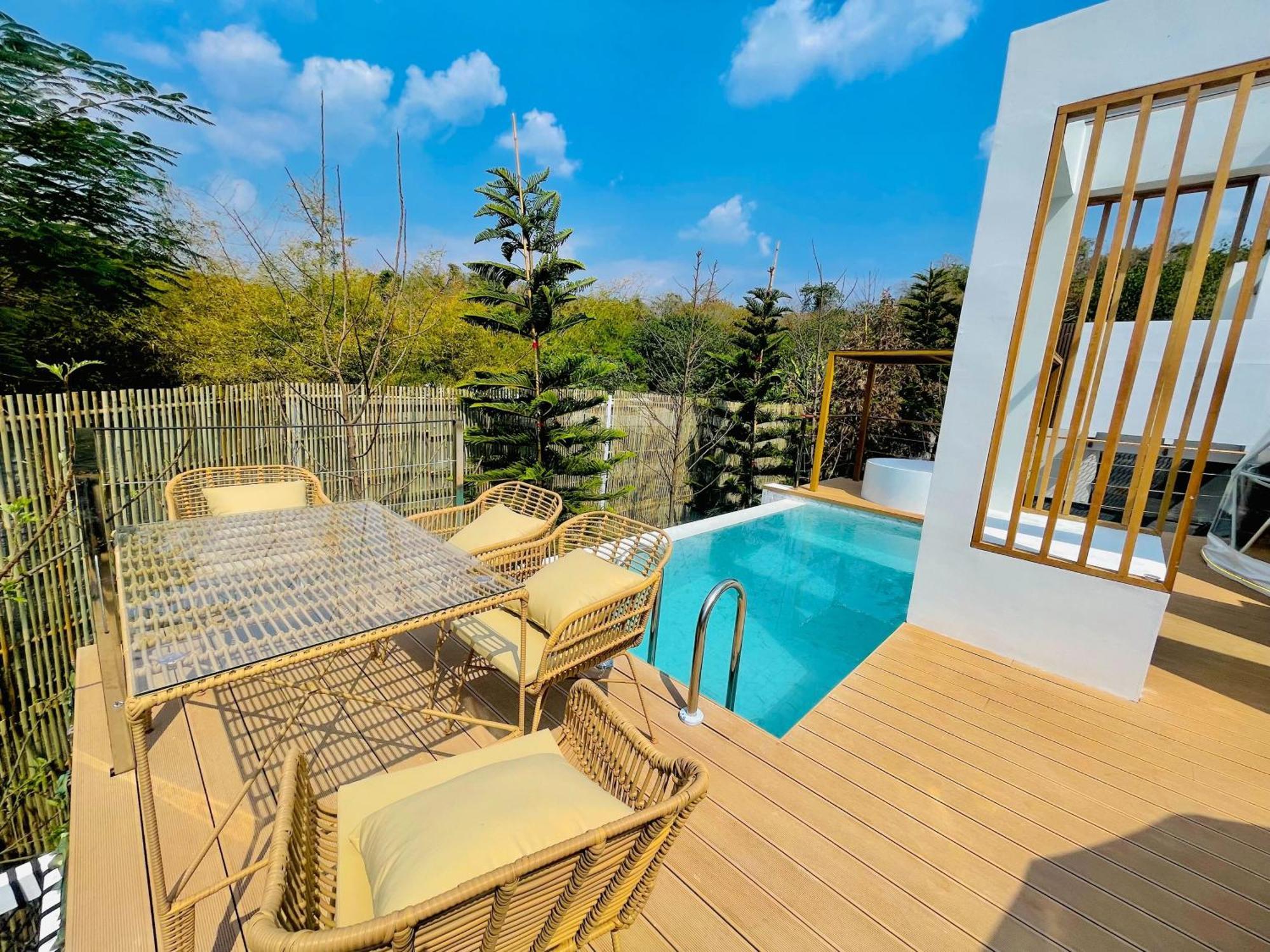 The X10 Nordic Tent And Glamping Pool Villa Khaoyai เขาใหญ่ - Sha Certified Ban Thung Sawang エクステリア 写真