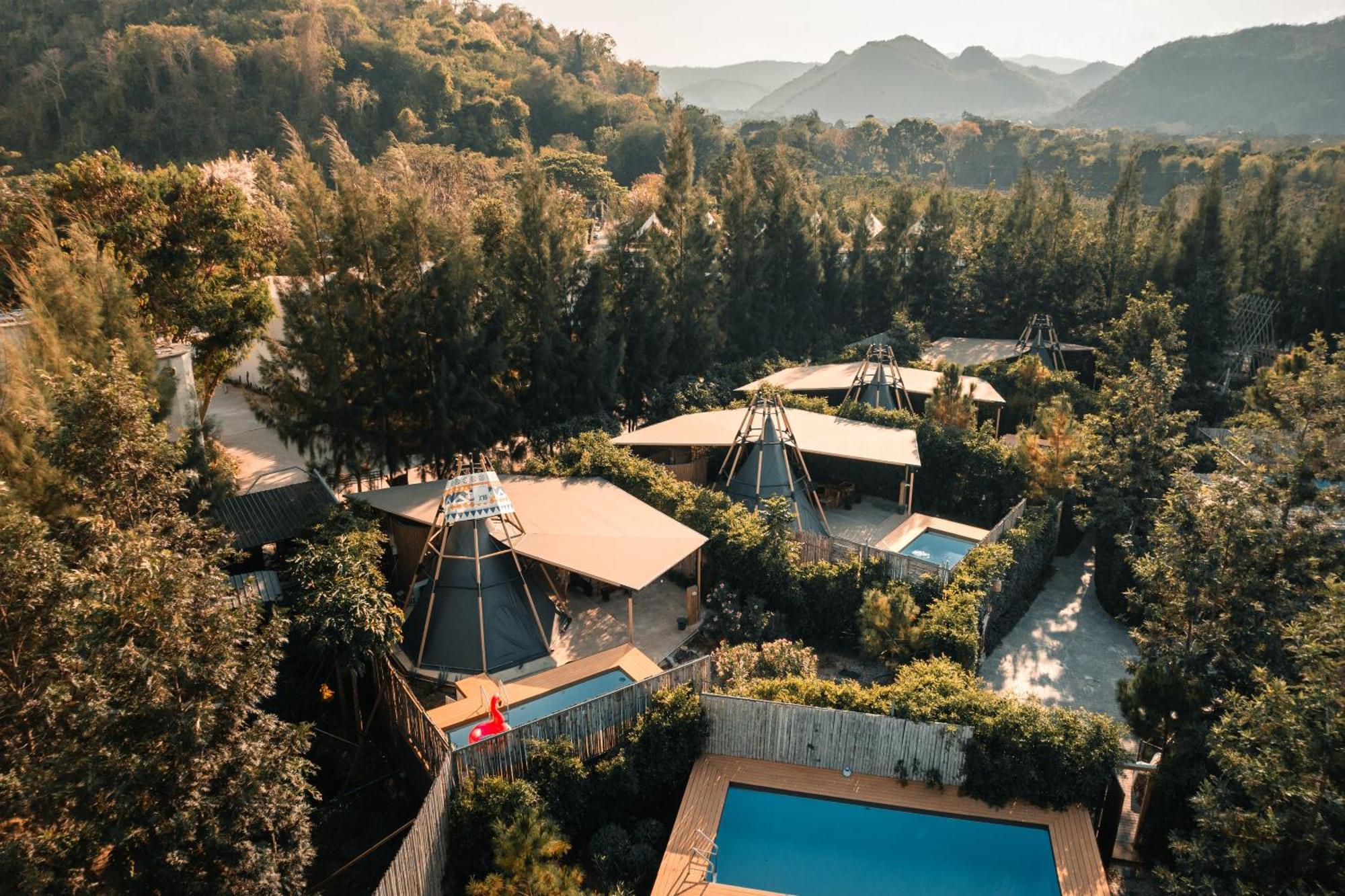 The X10 Nordic Tent And Glamping Pool Villa Khaoyai เขาใหญ่ - Sha Certified Ban Thung Sawang エクステリア 写真