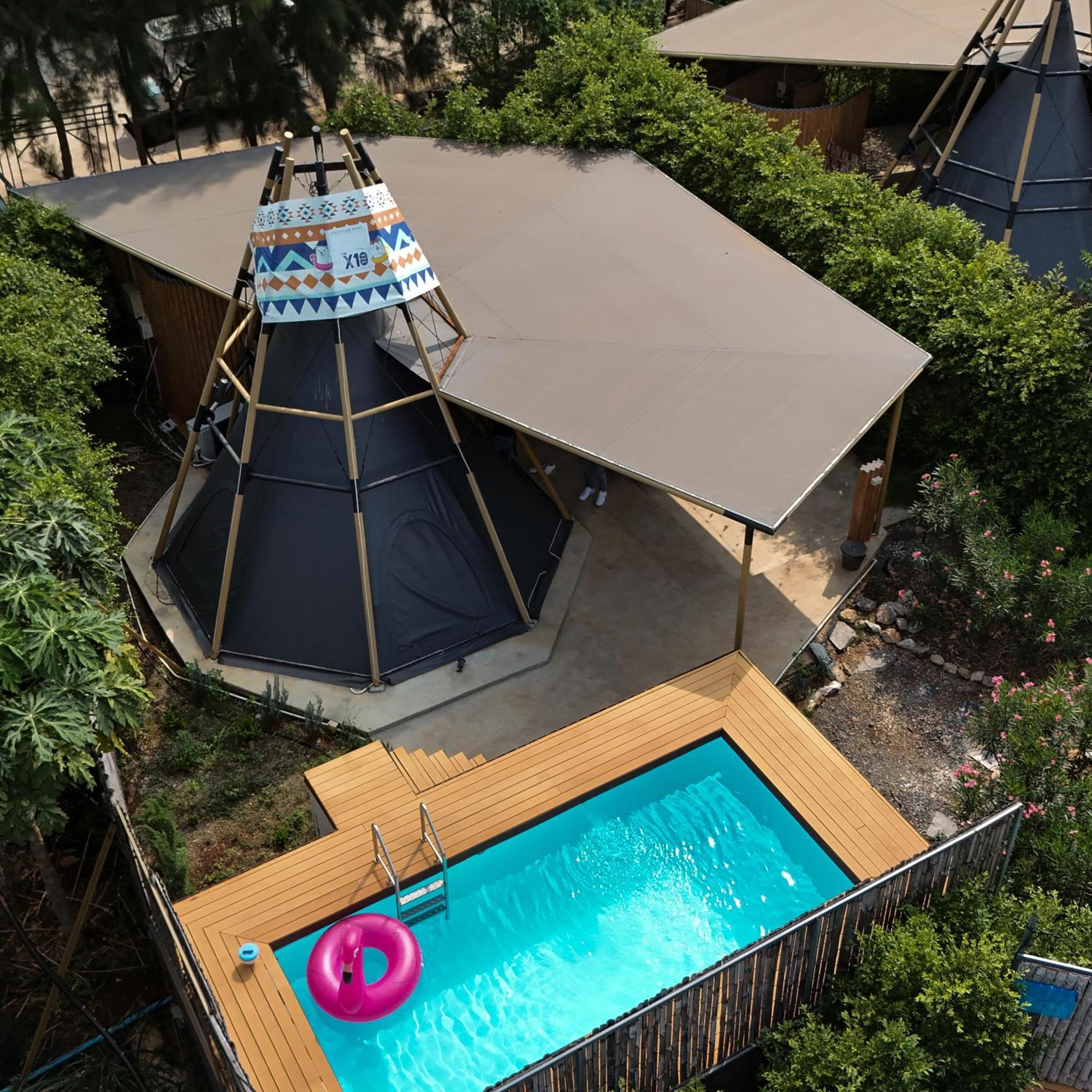The X10 Nordic Tent And Glamping Pool Villa Khaoyai เขาใหญ่ - Sha Certified Ban Thung Sawang エクステリア 写真